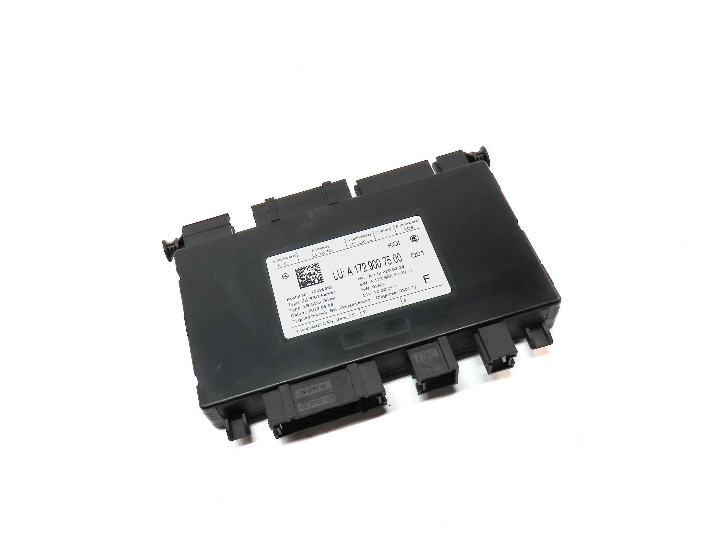 2013 MERCEDES C300 (W204) FRONT LEFT DRIVER SEAT CONTROL MODULE — exact item pictured